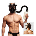 XR Brands - Inhalator-Gasmasken mit Flasche - Schwarz & Weiß