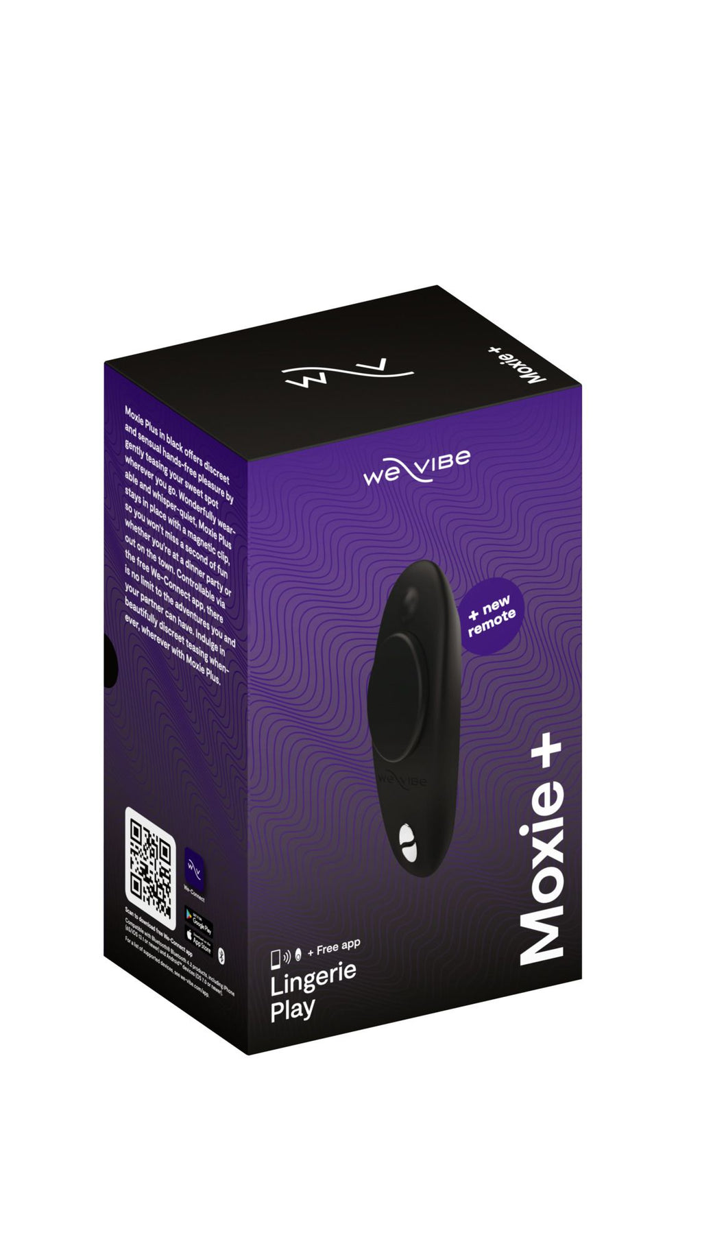 We-Vibe - Moxie+ Pantyvibrator mit App und Fernbedienung - Schwarz