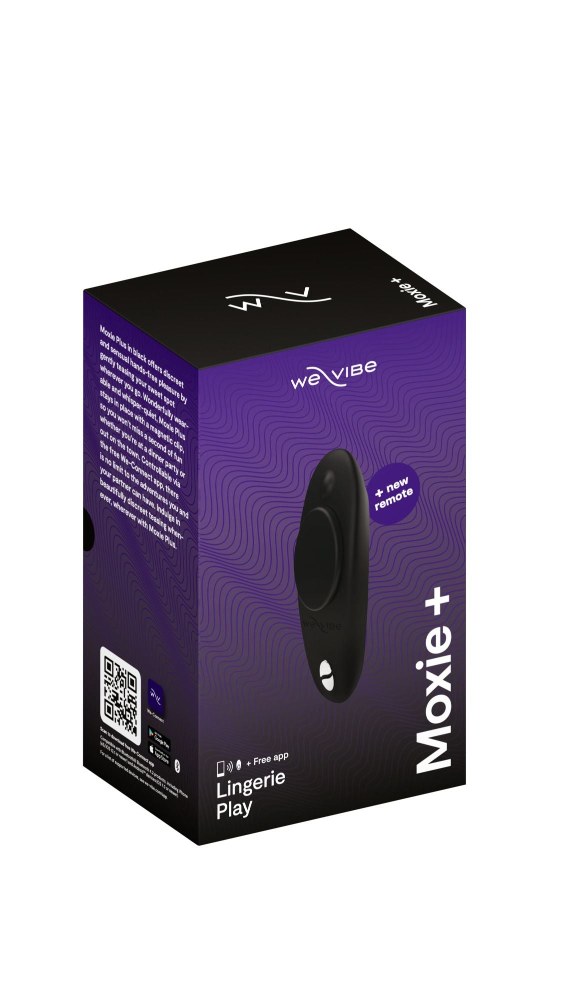 We-Vibe - Moxie+ Pantyvibrator mit App und Fernbedienung - Schwarz