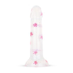 Dildo Collection Flower Power Dildo – Rosa Glitzerdesign 15 cm