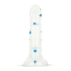 Dildo Collection Blossom Bliss Dildo – Blaues Glitzerdesign 19 cm