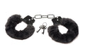 XR Brands - Cuffed In Fur Handschellen - Schwarz