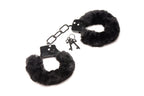 XR Brands - Cuffed In Fur Handschellen - Schwarz