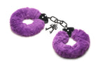 XR Brands - Cuffed In Fur Handschellen - Schwarz