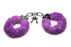 XR Brands - Cuffed In Fur Handschellen - Schwarz