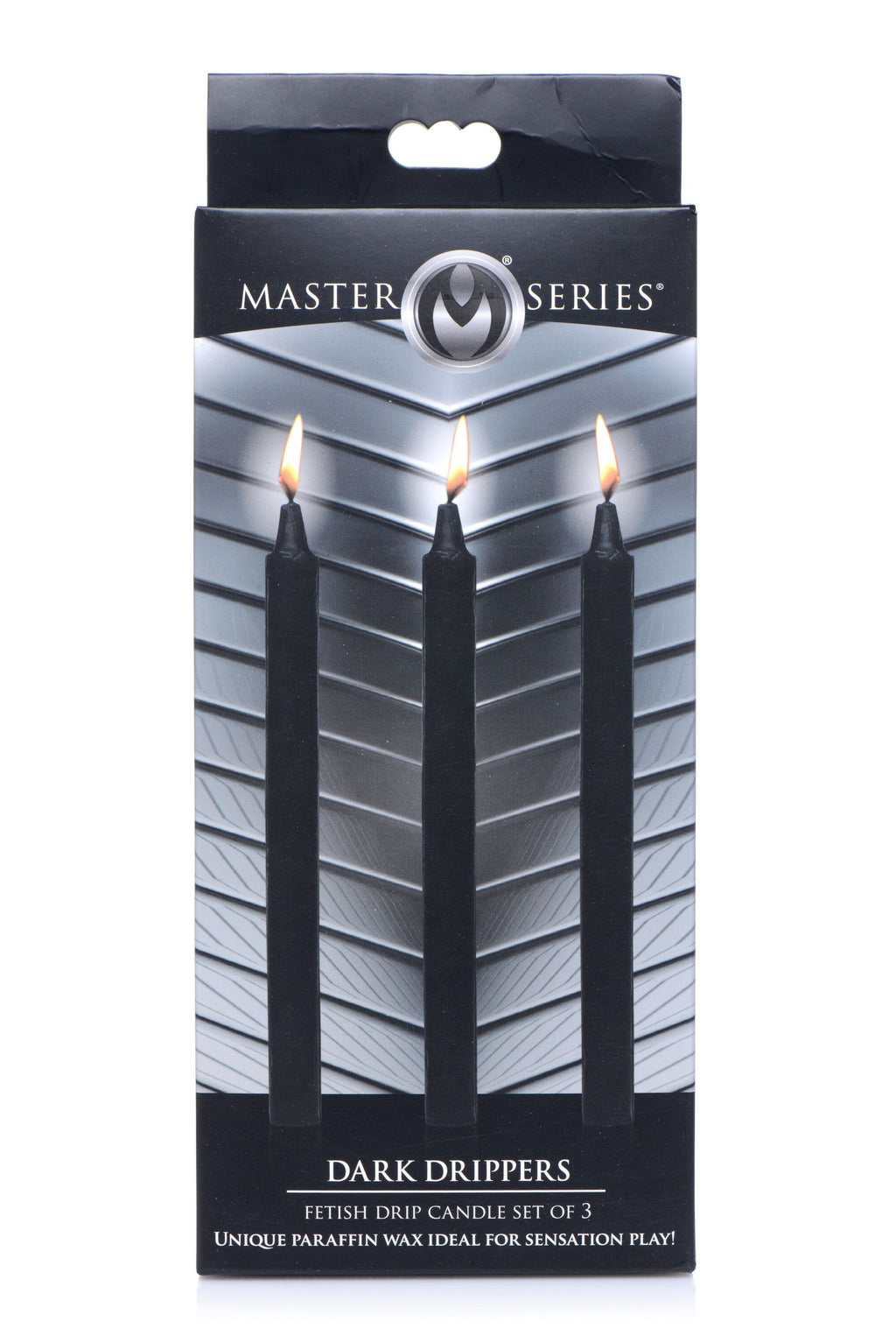 XR Brands - Dark Drippers Fetisch-Tropfkerzen - Schwarz