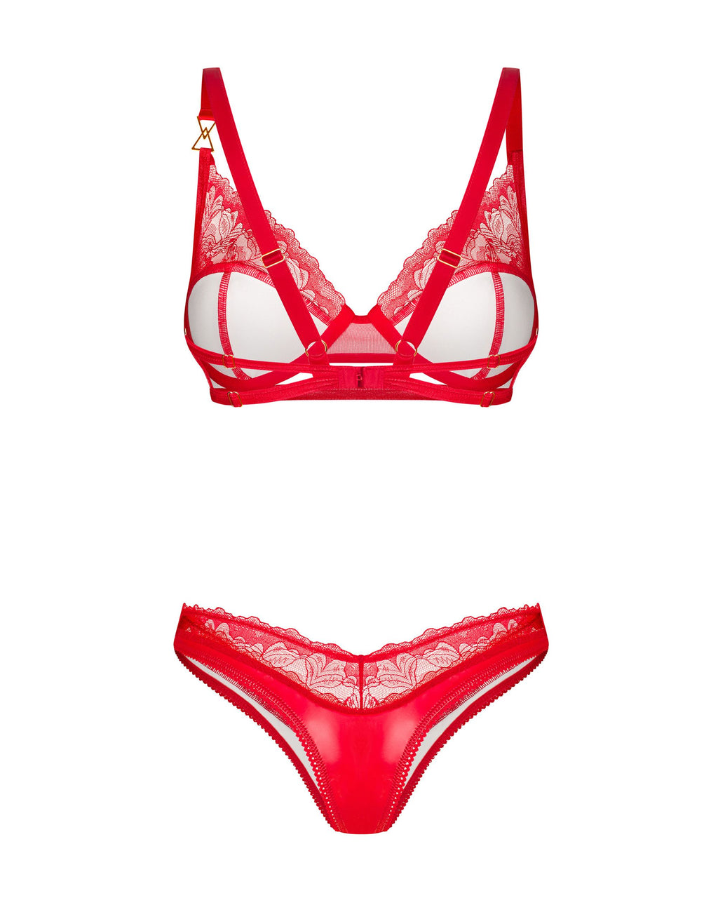 Obsessive - Aliosa Zweiteiliges Set - Rot