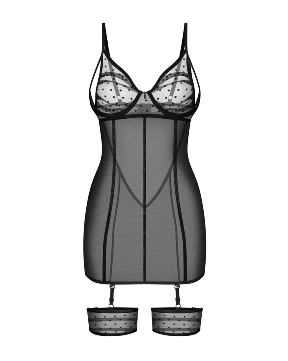 Obsessive - Nuites Chemise - Schwarz