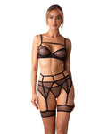 Obsessive - Nuites Dreiteiliges Set - Schwarz