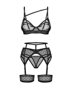 Obsessive - Nuites Dreiteiliges Set - Schwarz