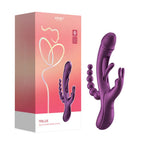 HoneyPlayBox - Trilux Kinky Finger Rabbit Vibrator - Blau