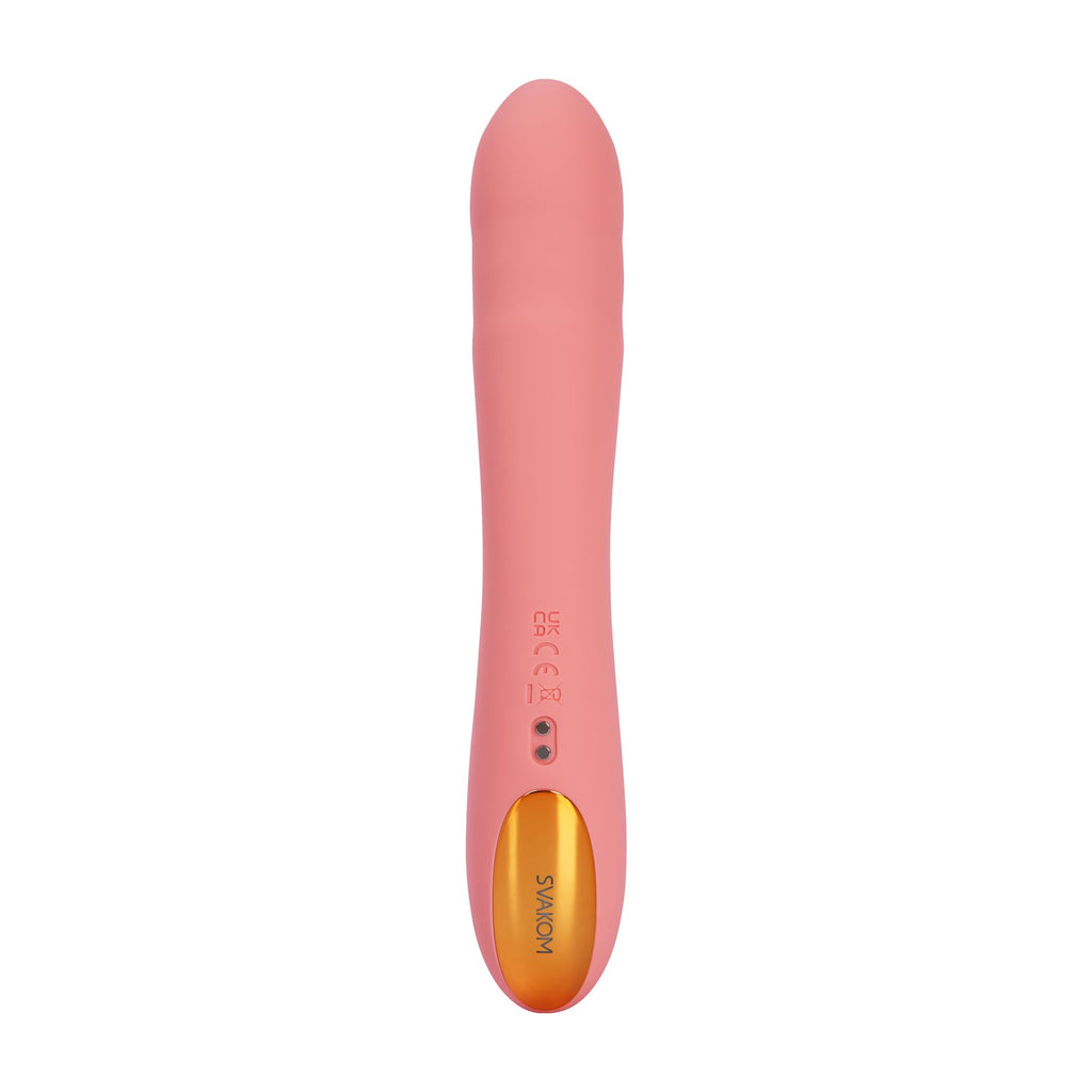 SVAKOM - Ava Neo Interaktiver Vibrator mit Stoßfunktion - Blau