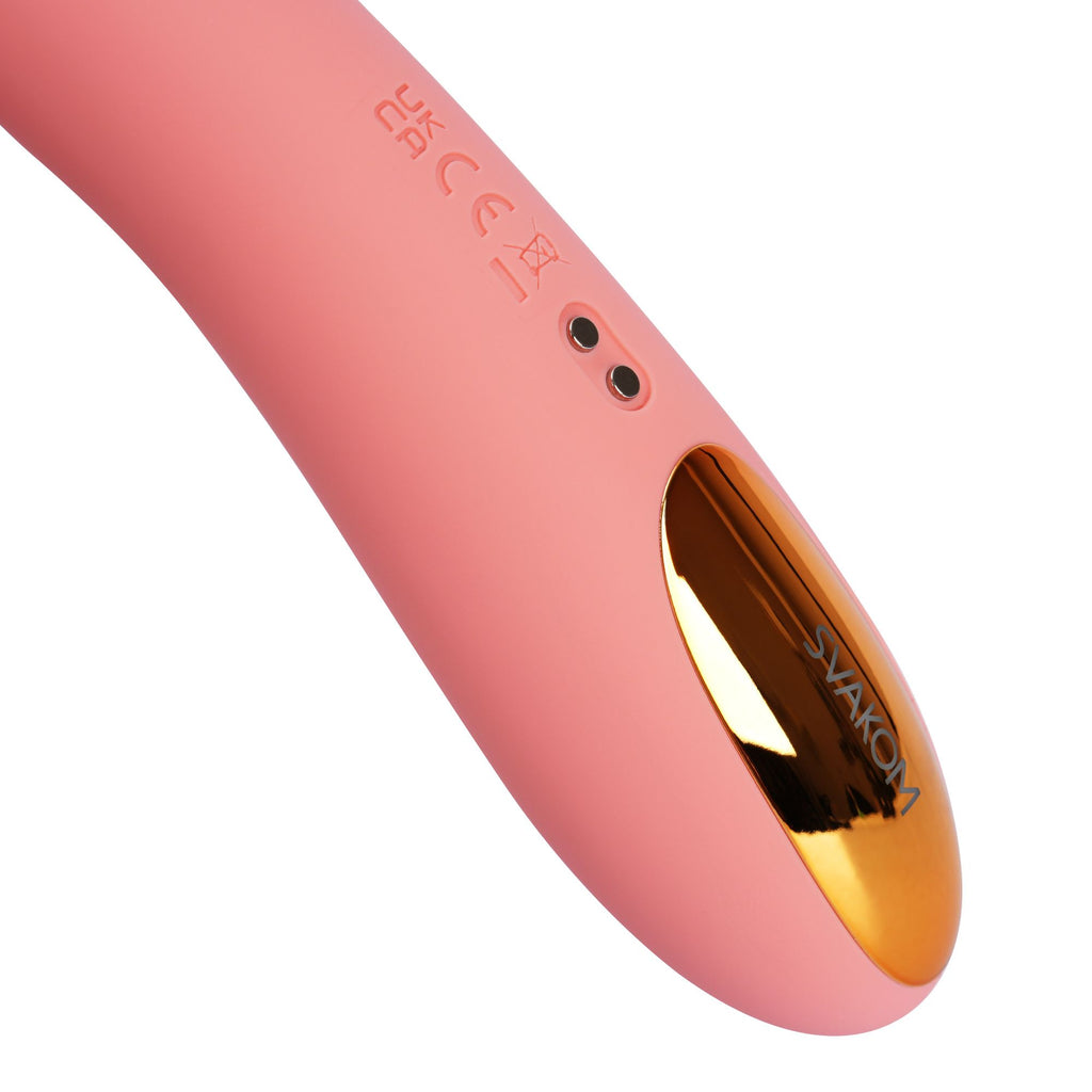 SVAKOM - Ava Neo Interaktiver Vibrator mit Stoßfunktion - Blau