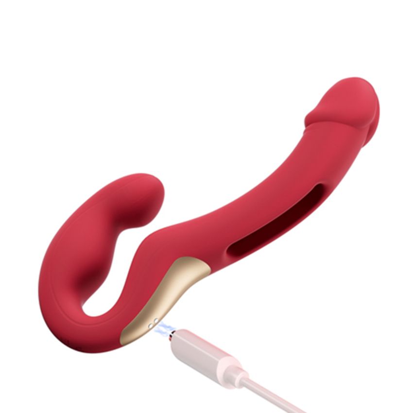 HoneyPlayBox - Harmony Duo Strapless Strap-on mit App - Blau