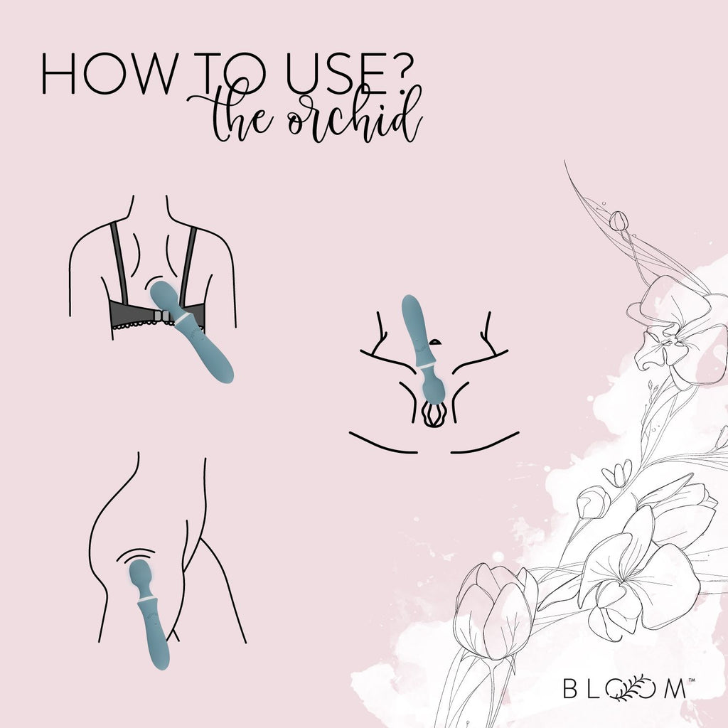 The Orchid - Wand Vibrator mit Swipe-Technologie - Bloom Kollektion