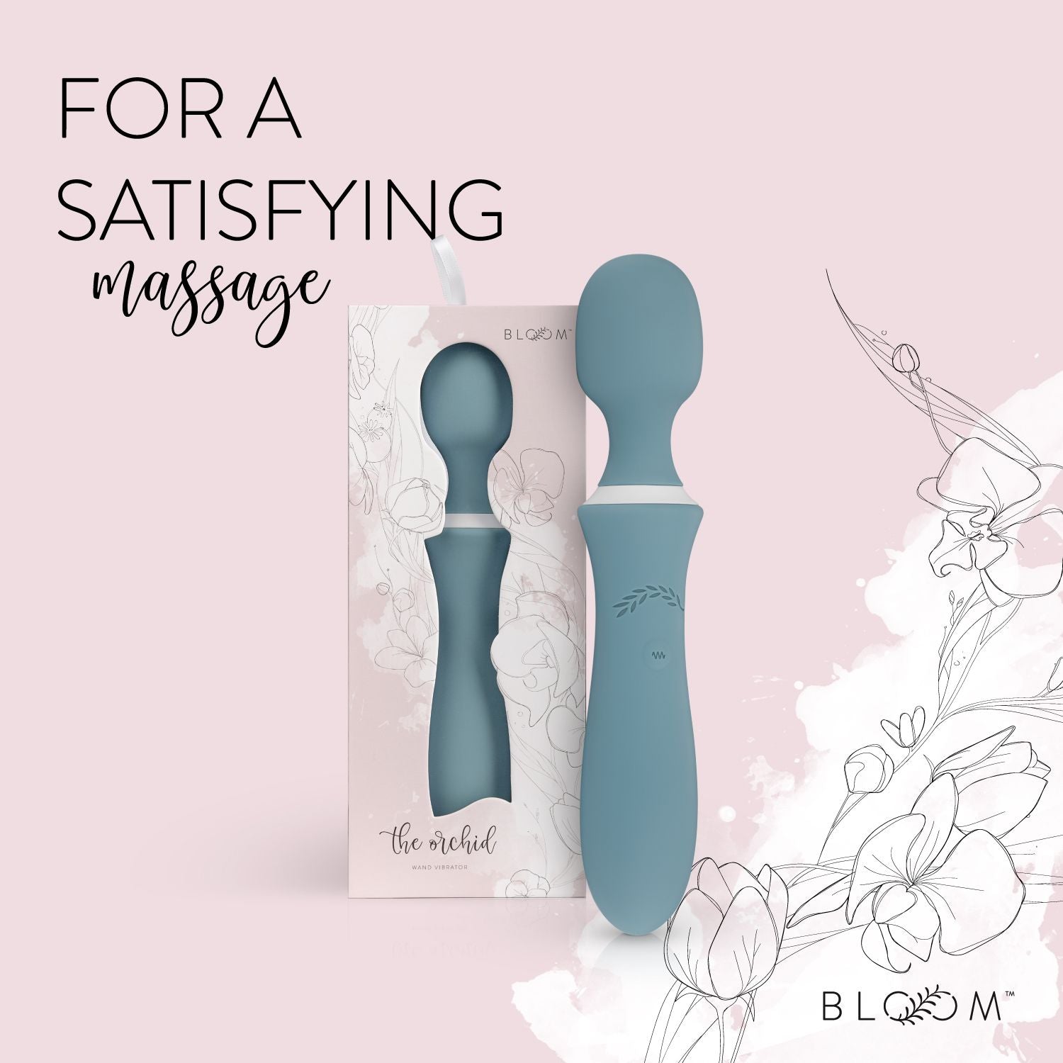 The Orchid - Wand Vibrator mit Swipe-Technologie - Bloom Kollektion
