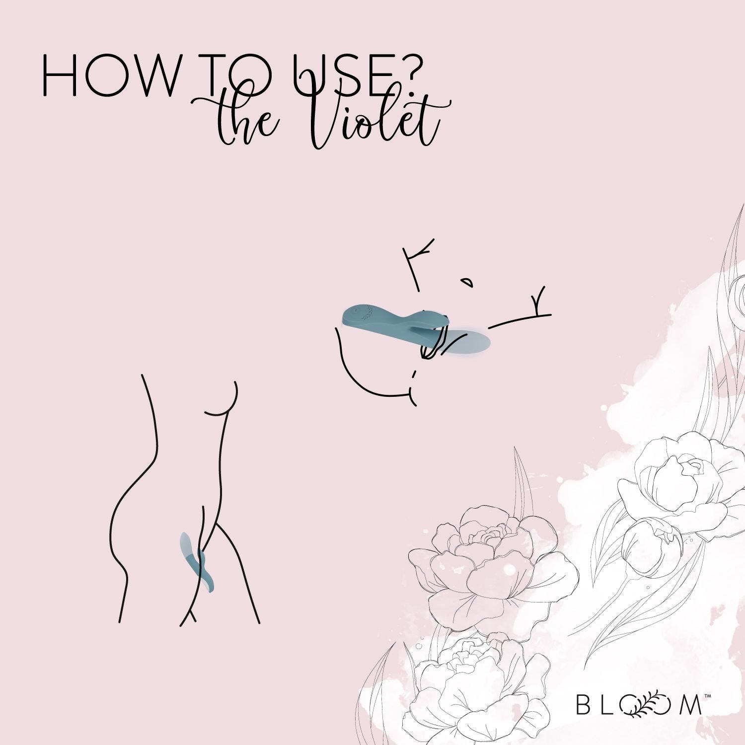 The Violet - Rabbit Vibrator mit Swipe-Technologie - Bloom Kollektion