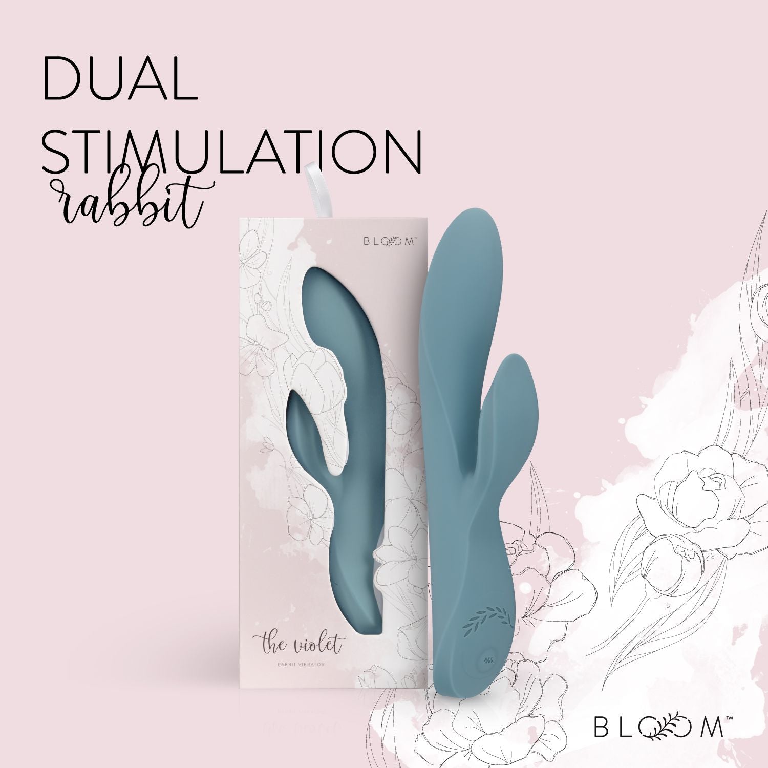 The Violet - Rabbit Vibrator mit Swipe-Technologie - Bloom Kollektion