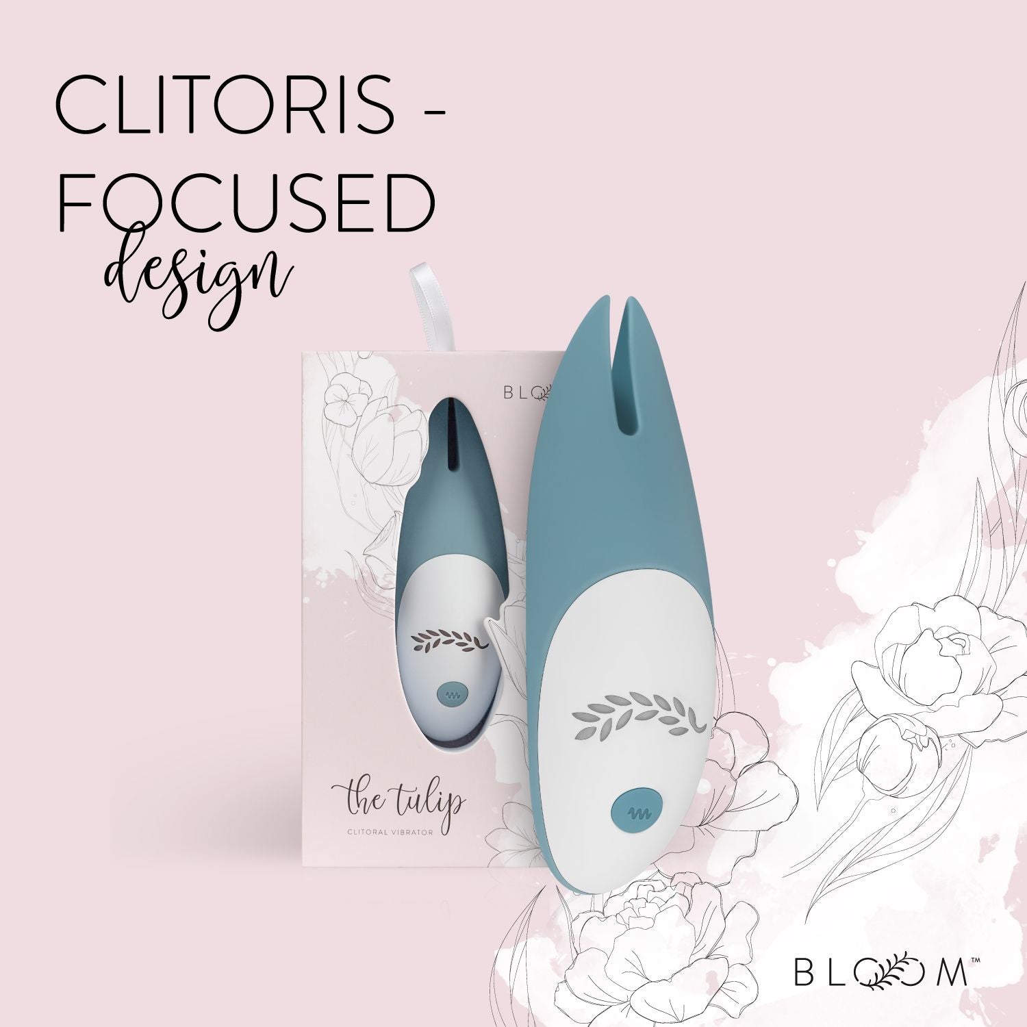 The Tulip - Klitoris-Vibrator mit Swipe-Technologie - Bloom Kollektion