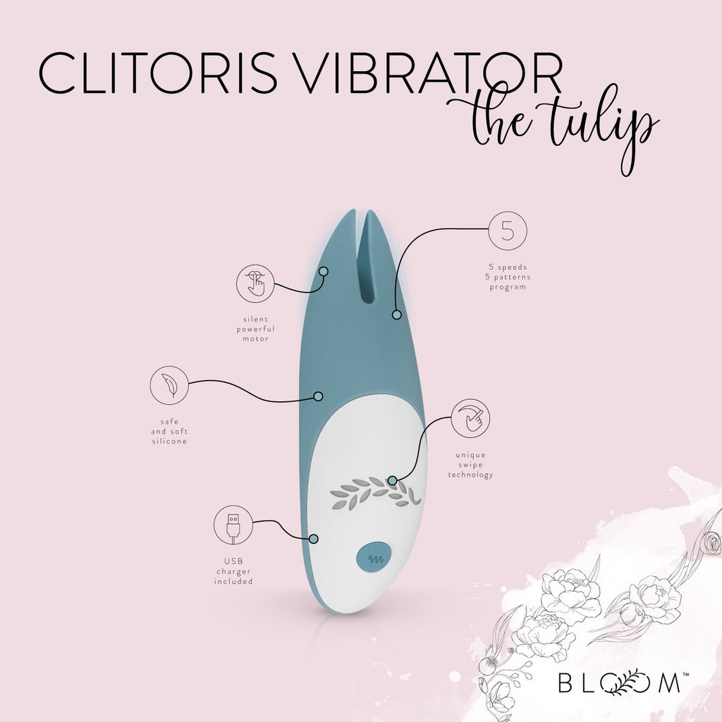 The Tulip - Klitoris-Vibrator mit Swipe-Technologie - Bloom Kollektion