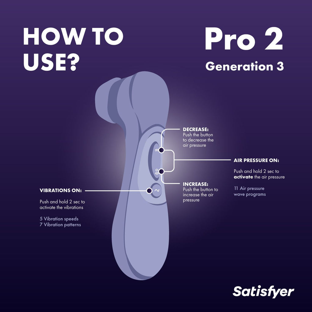 Satisfyer - Pro 2 Generation 3 Klitoris-Stimulator mit Liquid Air Technology - Weinrot