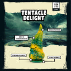 Mythical Mates - Tentacle Delight Grün & Gelb - 20 cm