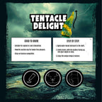 Mythical Mates - Tentacle Delight Grün & Gelb - 20 cm