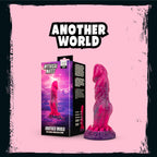 Mythical Mates - Another World Dildo Pink & Lila - 22.4 cm