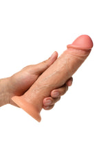 JOCK - Real Skin Vibrierender Dildo - 20 cm & Helle Silikonhaut