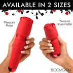Bloomgasm - Pleasure Rose Mini Wand Vibrator - Rot