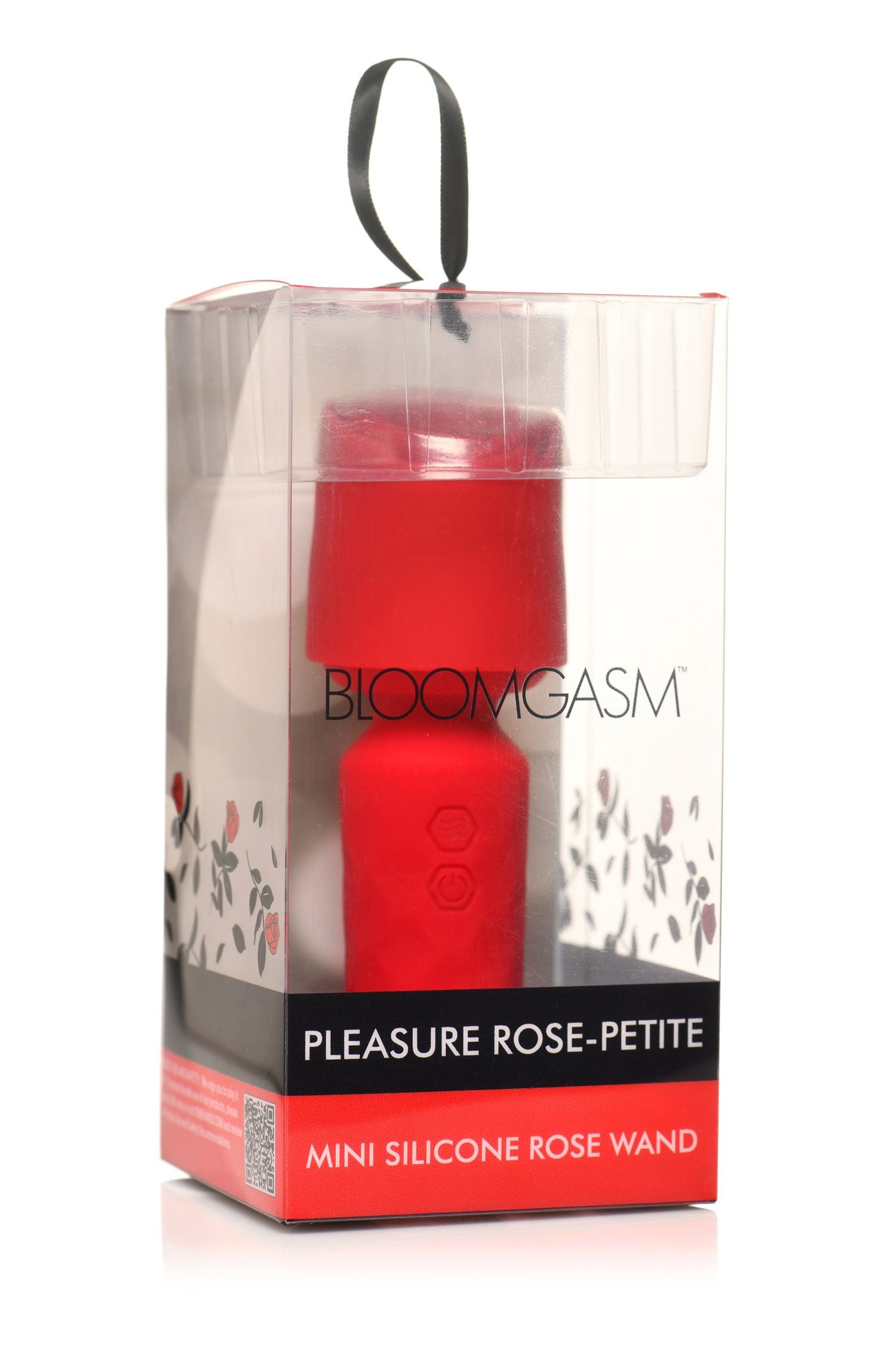 Bloomgasm - Pleasure Rose Mini Wand Vibrator - Rot