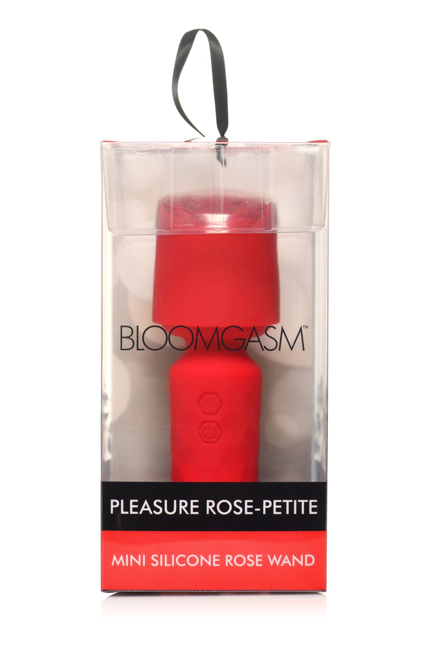 Bloomgasm - Pleasure Rose Mini Wand Vibrator - Rot