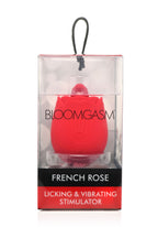 BLOOMGASM - French Rose Leckreiz- und Vibrationsstimulator - Rot