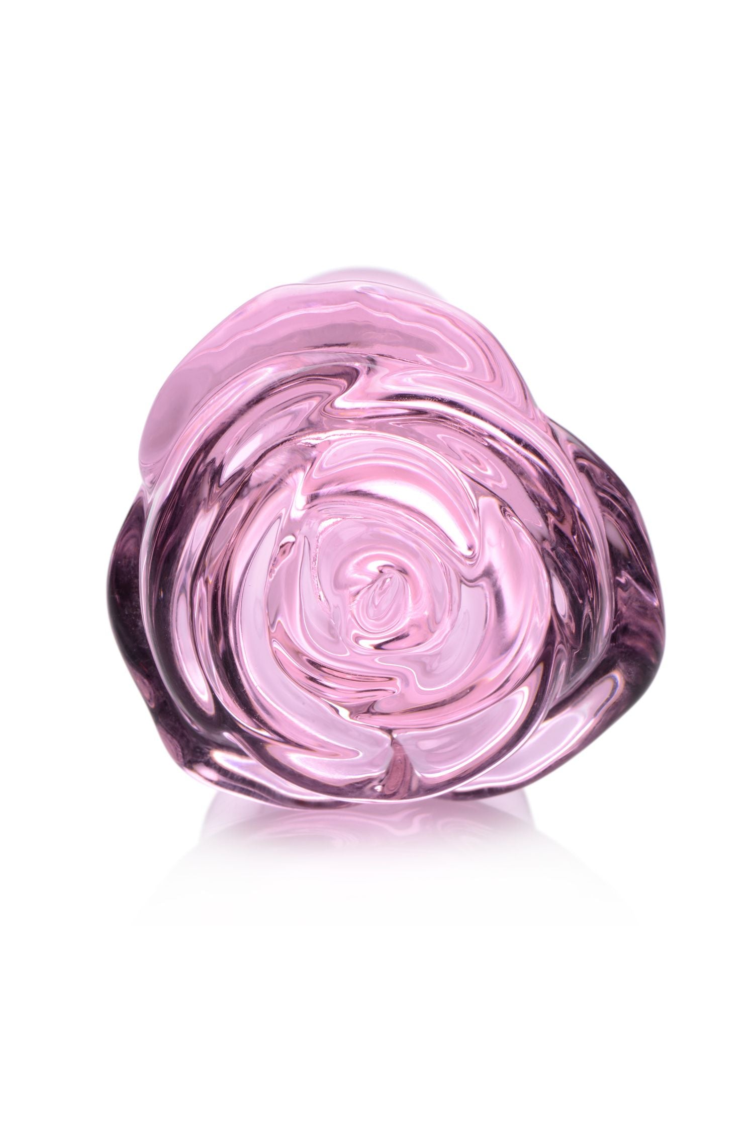 BOOTY SPARKS - Glas-Rosen Analplug Klein - Rosa