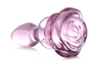 BOOTY SPARKS - Glas-Rosen Analplug Klein - Rosa