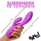 BANG - Flexibler Rabbit Vibrator - Duale Stimulation Lila