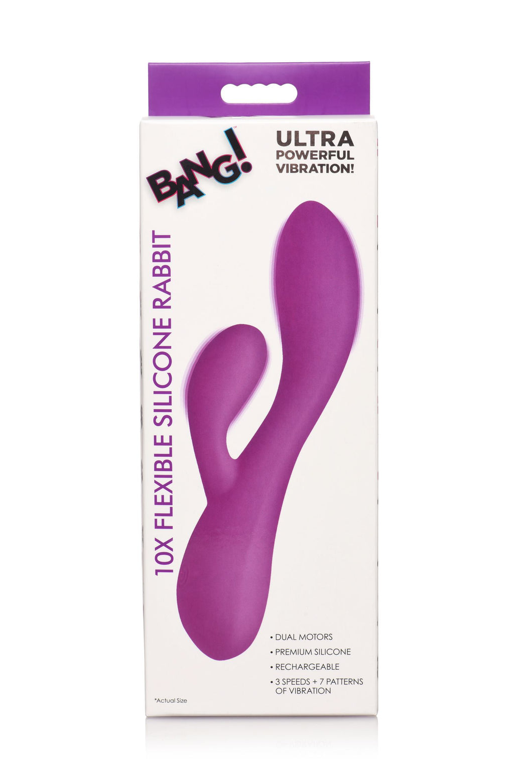 BANG - Flexibler Rabbit Vibrator - Duale Stimulation Lila