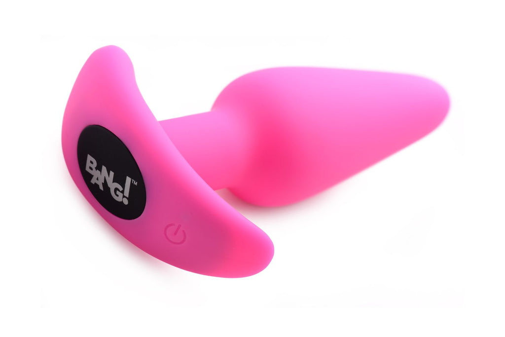 BANG! - Vibrations-Buttplug mit Fernbedienung -Schwarz