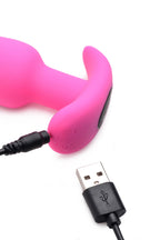 BANG! - Vibrations-Buttplug mit Fernbedienung -Schwarz