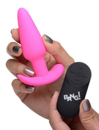BANG! - Vibrations-Buttplug mit Fernbedienung -Schwarz