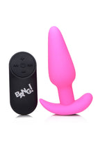 BANG! - Vibrations-Buttplug mit Fernbedienung -Schwarz