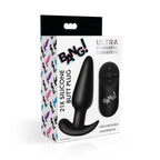 BANG! - Vibrations-Buttplug mit Fernbedienung -Schwarz