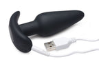 BANG! - Vibrations-Buttplug mit Fernbedienung -Schwarz