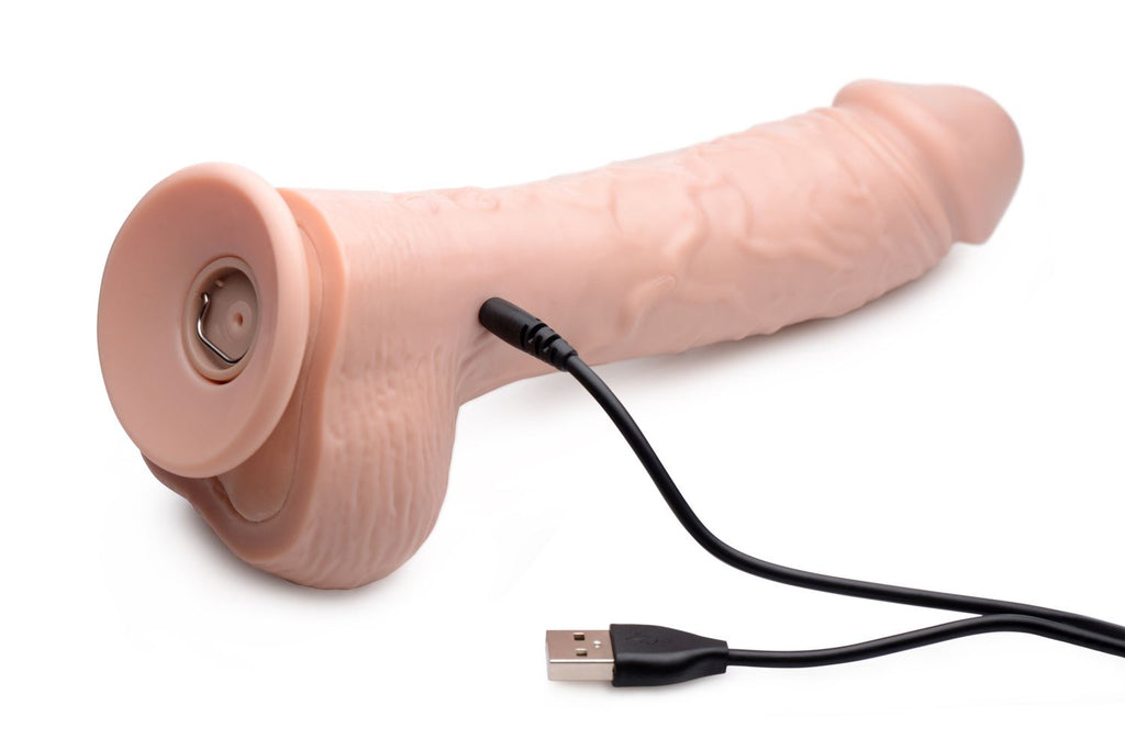 Loadz - Vibrierender Spritzdildo -21,5 cm & Mittlere Farbe
