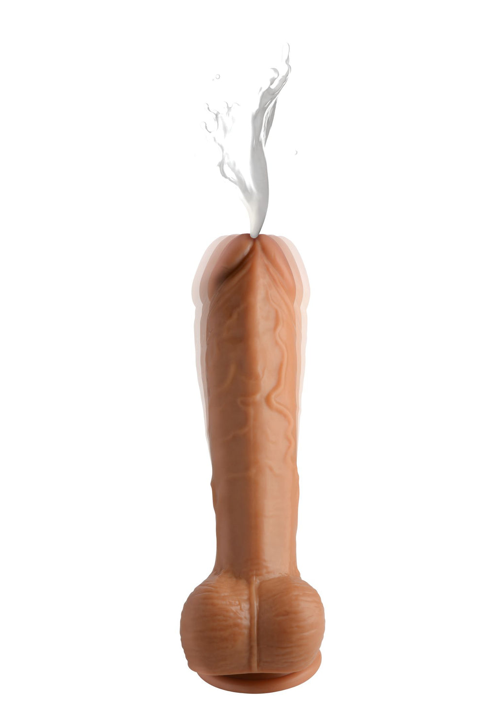 Loadz - Vibrierender Spritzdildo -21,5 cm & Mittlere Farbe