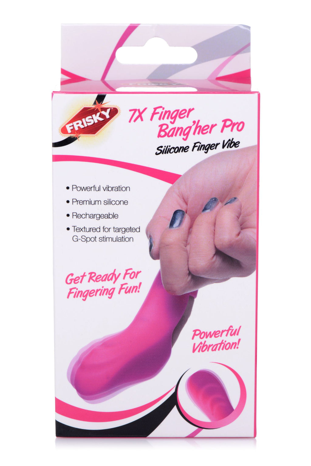 FRISKY - Fingervibrator Finger Bang Her Pro - Rosa
