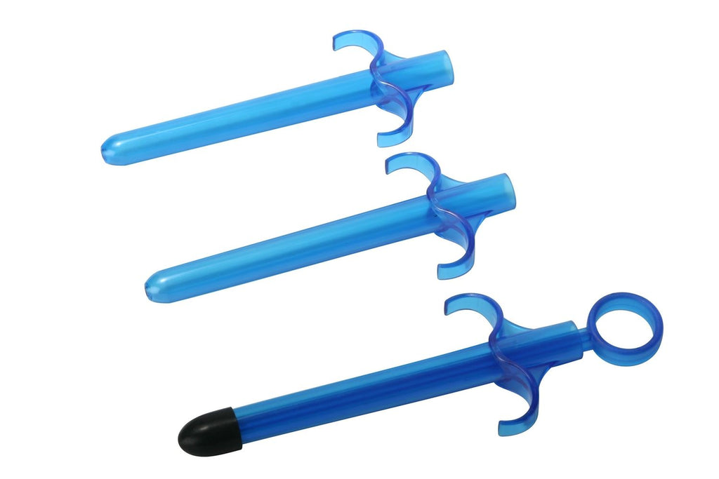 Trinity Vibes - Gleitgel-Applikator Set - Blau (3 Stück)