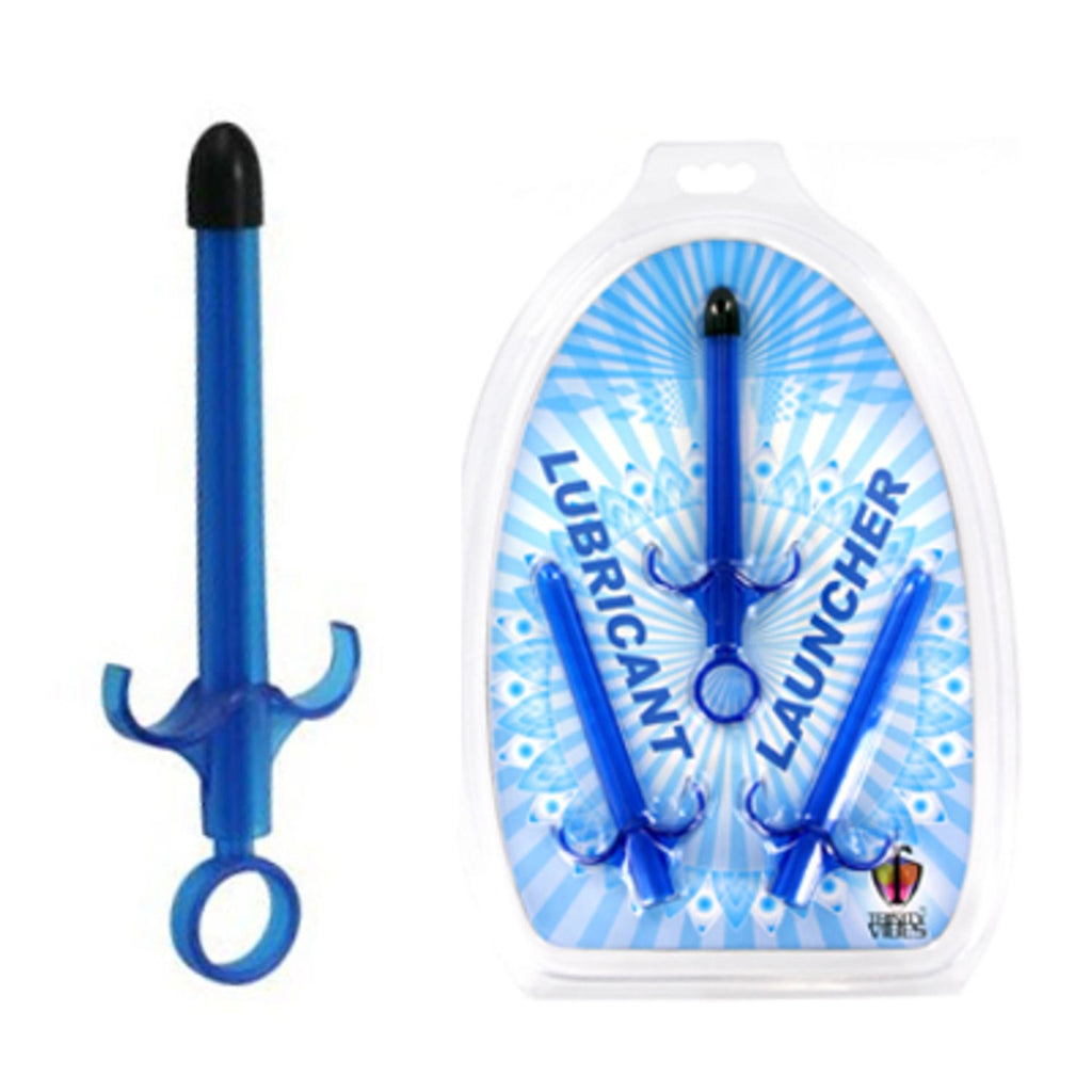 Trinity Vibes - Gleitgel-Applikator Set - Blau (3 Stück)