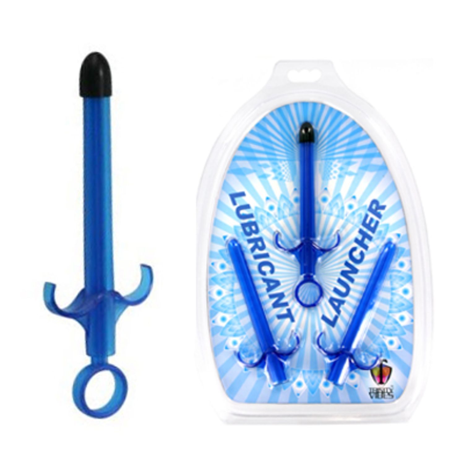 Trinity Vibes - Gleitgel-Applikator Set - Blau (3 Stück)