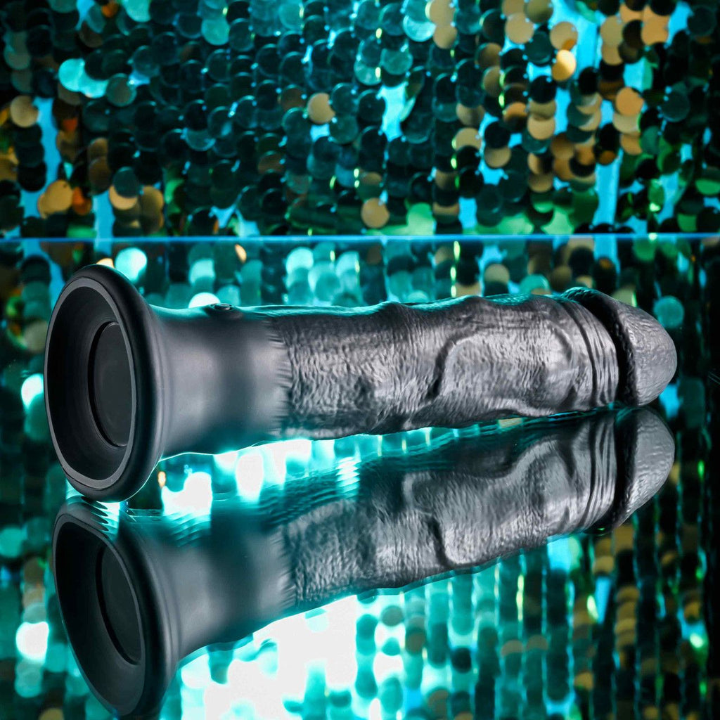 Evolved - Black Thunder Vibrator Dildo - 25 cm